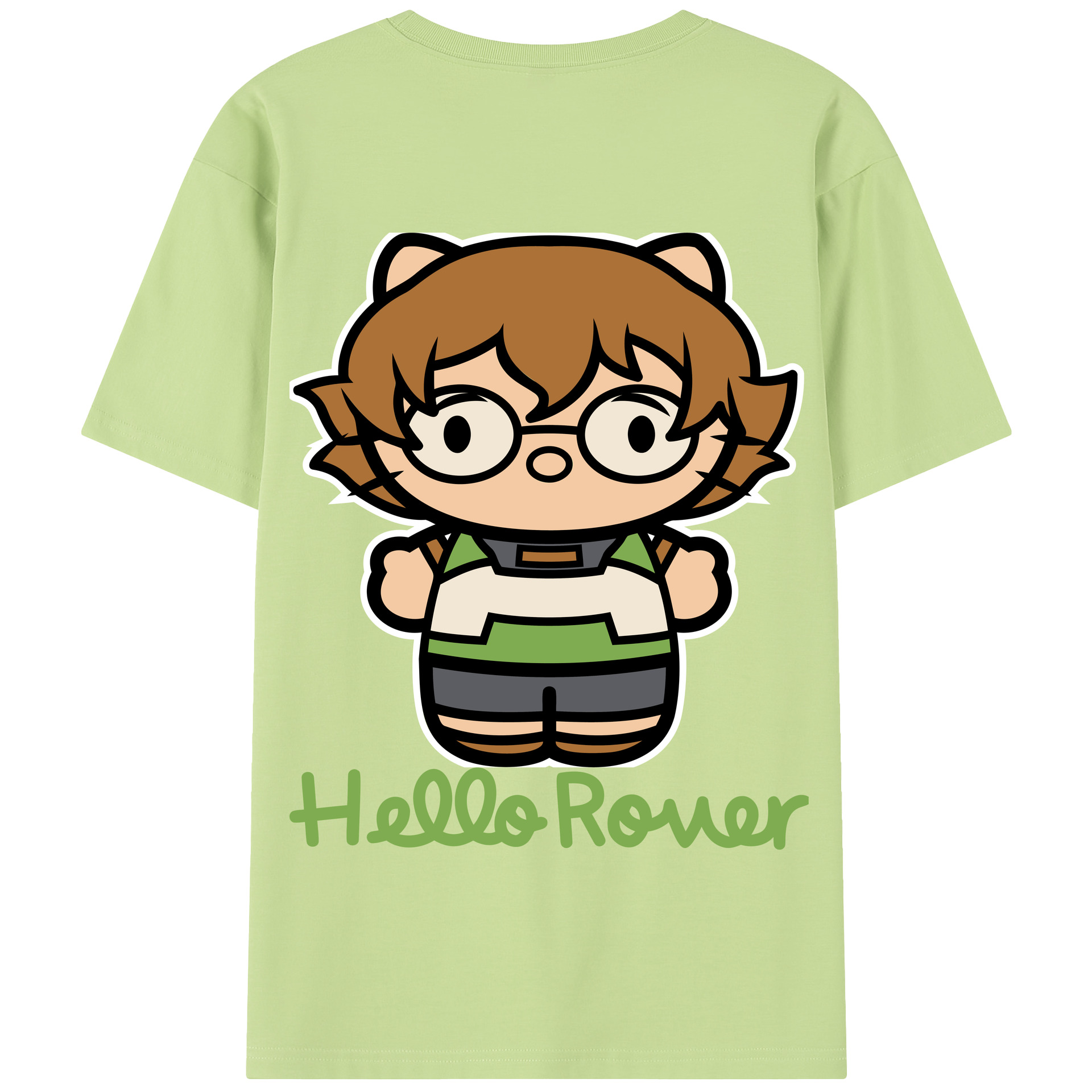 （画像用） Hello Kitty ハローキティ 綿100％半袖Tシャツ（背面プリント）